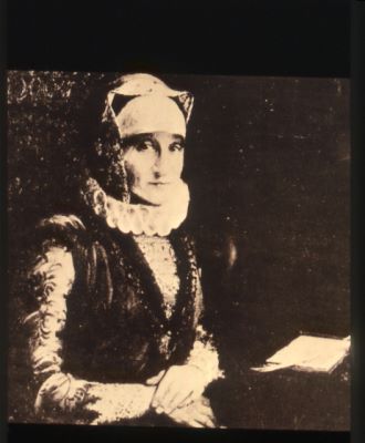 Glckel-Portrt 1910 (tatschlich ihre bersetzerin Bertha Pappenheim in der Tracht einer jdischen Mutter)