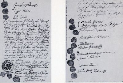 Bitte um Gewhrung der Brgerrechte 1797