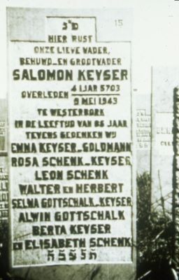 Keyser Gedenkstein in NL